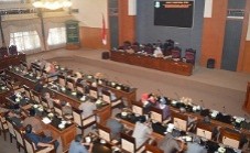 sidang Paripurna terkait PU fraksi-fraksi terhadap nota pengantar Bupati mengenai Raperda tentang Pelaksanaan APBD TA 2016